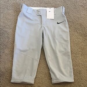 Nike Light Gray Girls Sports Pants